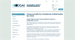 Desktop Screenshot of ak-notfallmedizin.dgai.de
