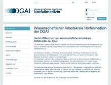 Tablet Screenshot of ak-notfallmedizin.dgai.de