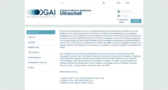 Desktop Screenshot of ak-ultraschall.dgai.de