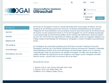 Tablet Screenshot of ak-ultraschall.dgai.de