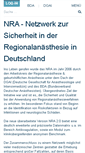 Mobile Screenshot of ak-regionalanaesthesie.dgai.de