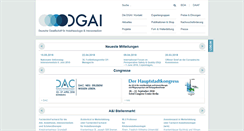 Desktop Screenshot of dgai.de