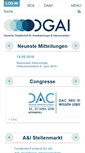Mobile Screenshot of dgai.de